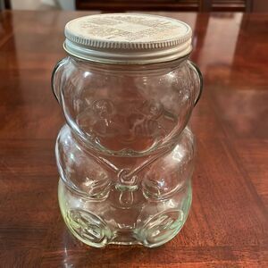 Vintage Glass 1988 Kraft Peanut Butter or Honey Jar